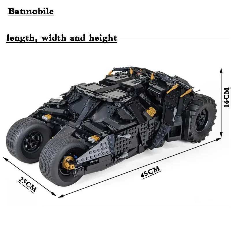 IN stock Movie Series 2049Pcs Tumbler Model Building Blocks 76240 Car Building Blocks Set Diy Toys Christmas Gifts for ChildrenXJ241029