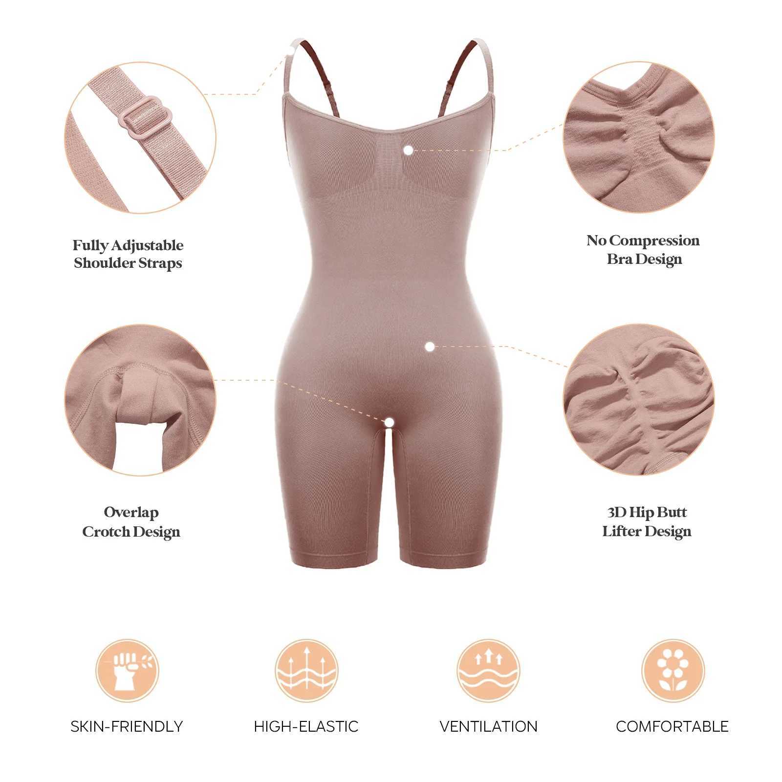 Colombianas Seamless Women Sculpting Bodysuit Push Up Butt Lifter Thigh Slimmer Slimming Underwear Body Shaper ShapewearXJ250304