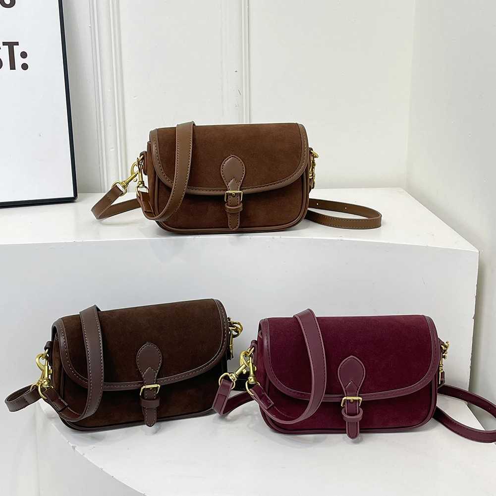 Shoulder Bag for Women Crescent Underarm Bag Leather Vintage Messenger Purse for Work Travel XJ250605