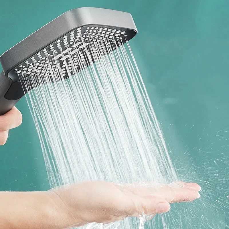 High Quality 4 Mode Adjustable Rainfall Shower Large w Shower High Pressure Water Saving Shower Mixer Bathro Accessories T241030