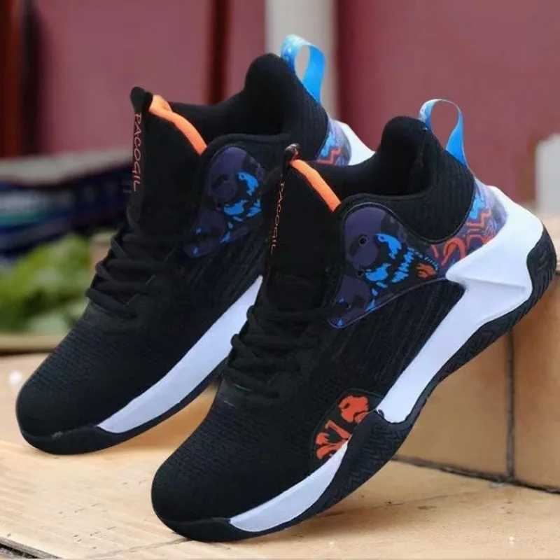 High Quality Mens sports shoes mens four seas new durable shock-absorbing elastic shoes mens outdoor running shoes basketball shoes T241029