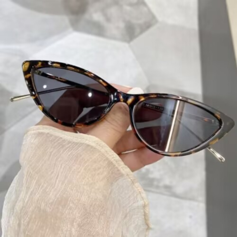 Top tier sunglasses, Polaroid lenses, high-end women's eyeglass frames, vintage metal sunglasses, European and American personalized cat eye fash