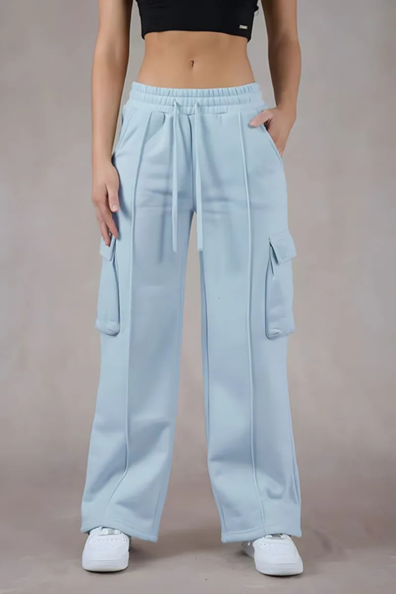 womens sports pants gym fitness running training pants cotton wool cargo pants 241029