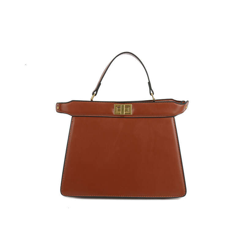 Lock bag 2024 popular high-quality classic versatile single shoulder crossbody handbag for women