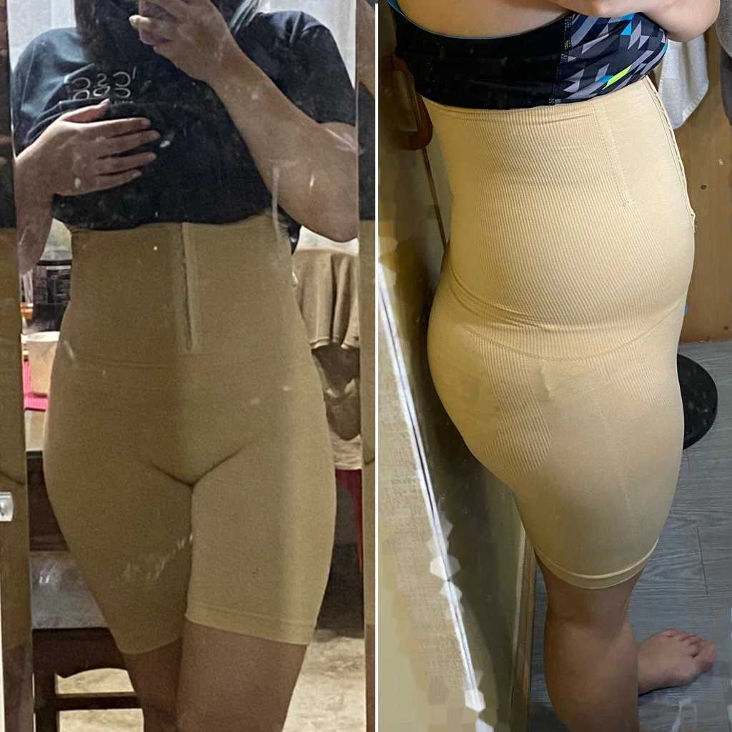 XS Short Faja Body Shaper Plus Size Shapewear Women Tummy Control Pants High Waist Tummy Slimmer Panties Flat Tummy ProductsX241030
