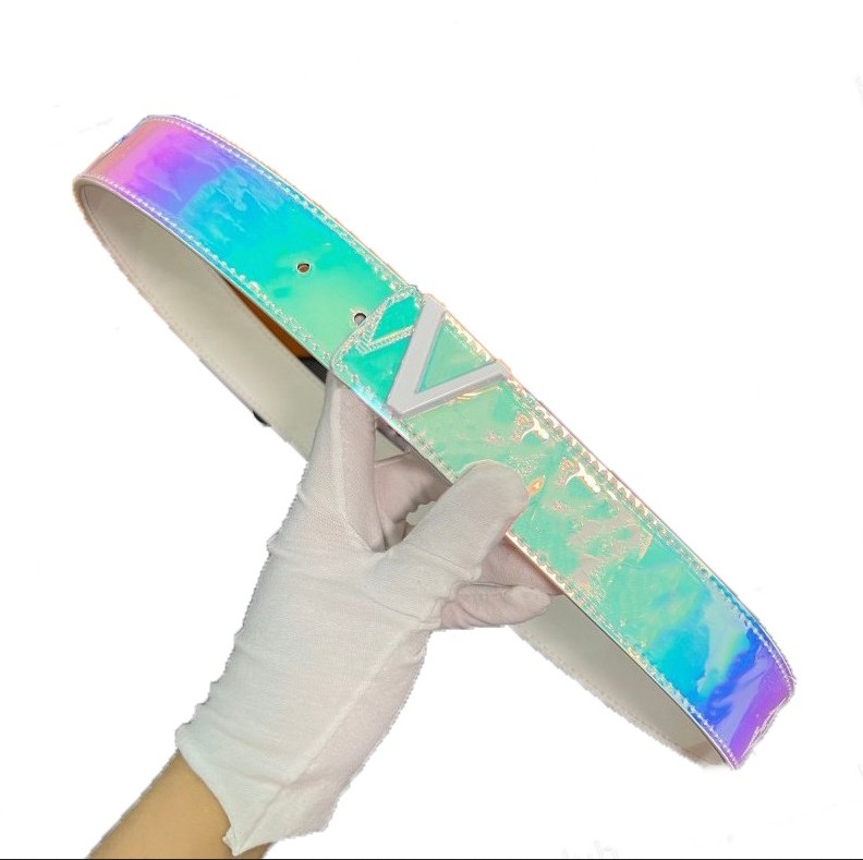 Designer Belt Luxury Belts for Women and men Fashion Laser pattern design style 3.8cm Various colours with buckle options