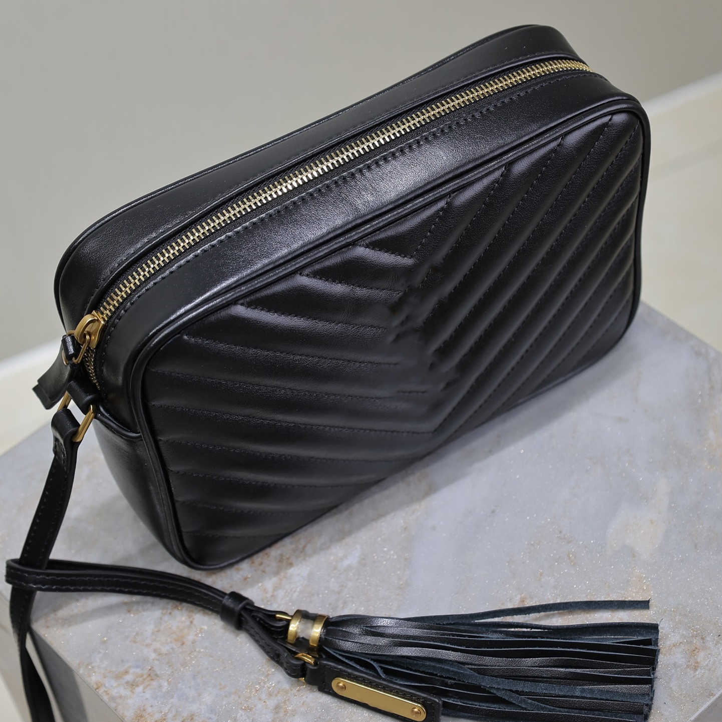 Designer Mirror Quality camera in quilted leather bag Women Crossbody Fashion Classic Handbag Hobo Chain Bags