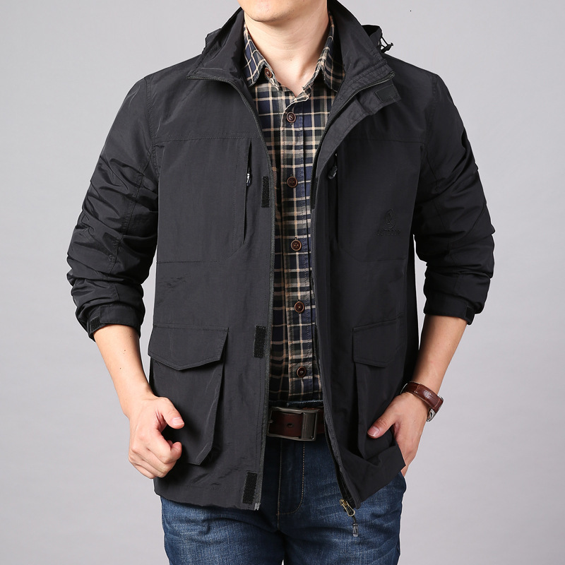 Men Waterproof Wind Breaker Coat Zipper Hoodie Jacket Quick Drying Sport Outwear Wind Stoper Jacket Raincoat Sport Selling 220811