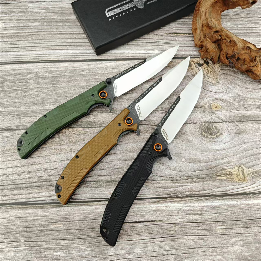 Extrema-ratio Outdoor Bailout Tactical Folding Knife D2 Sharp Blade High Quality G10 Handle Tactical EDC Survival Portable Pocket Tools 15535 535 3300