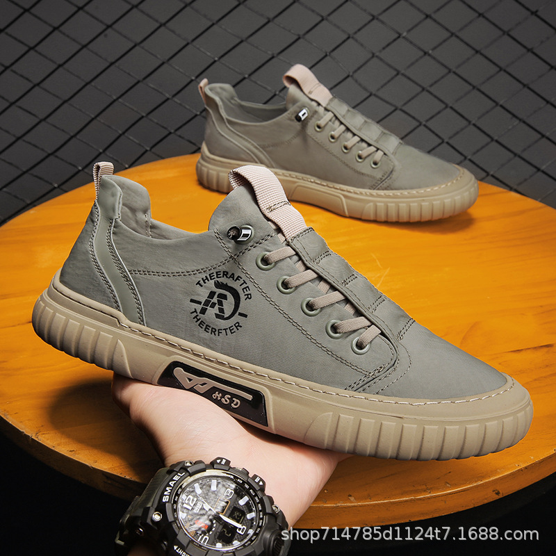 New men's breathable sports and casual shoes, trendy board shoes, men's canvas shoes
