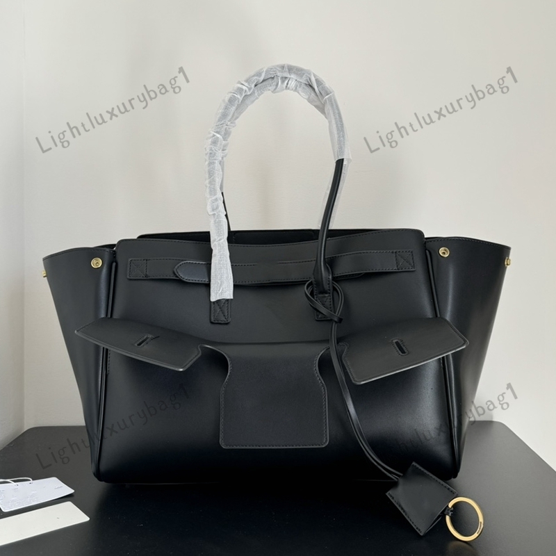 Designer Belair Tote Minimalist Structure Shape Twist Lock Details Front Clamshell Trim Large Capacity Handbag Women Shoulder Bag Classic Shopping Bag241030