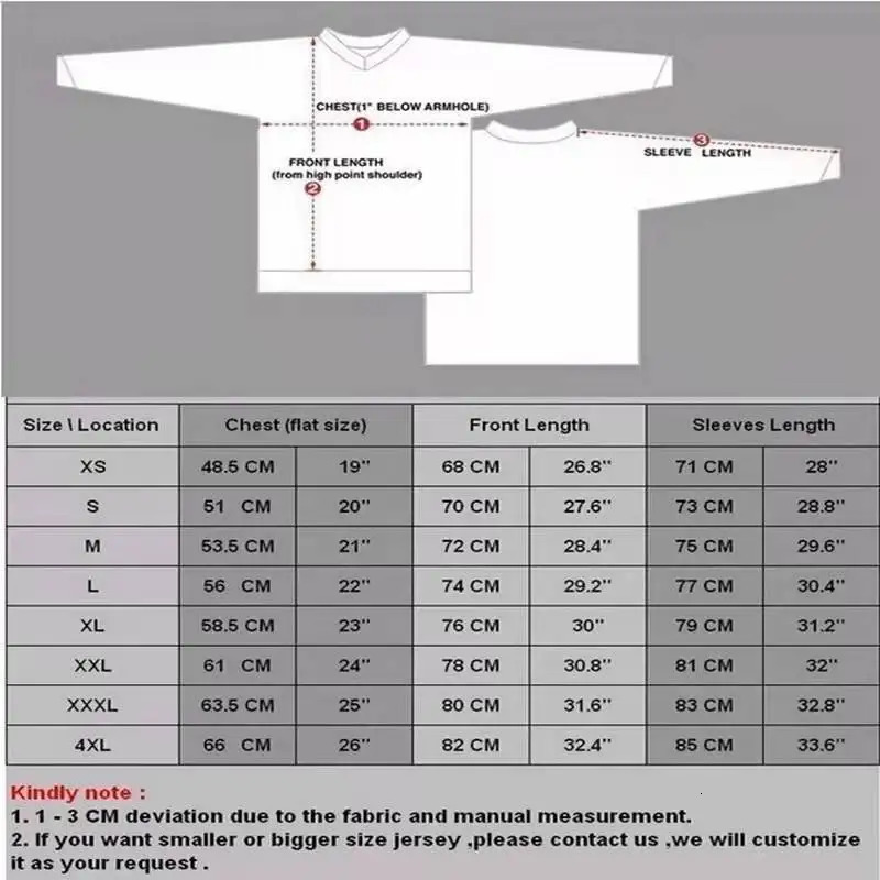 Mens Motocross Downhill Jersey MTB Mountain Bike DH BMX Shirt MX Motorcycle Enduro 241030 - view 7