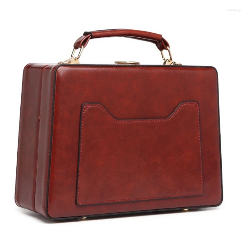 Drawstring Vintage Radio Box Shaped Handbags With Bluetooth-compatible Speaker For Women Female Shoulder Bag