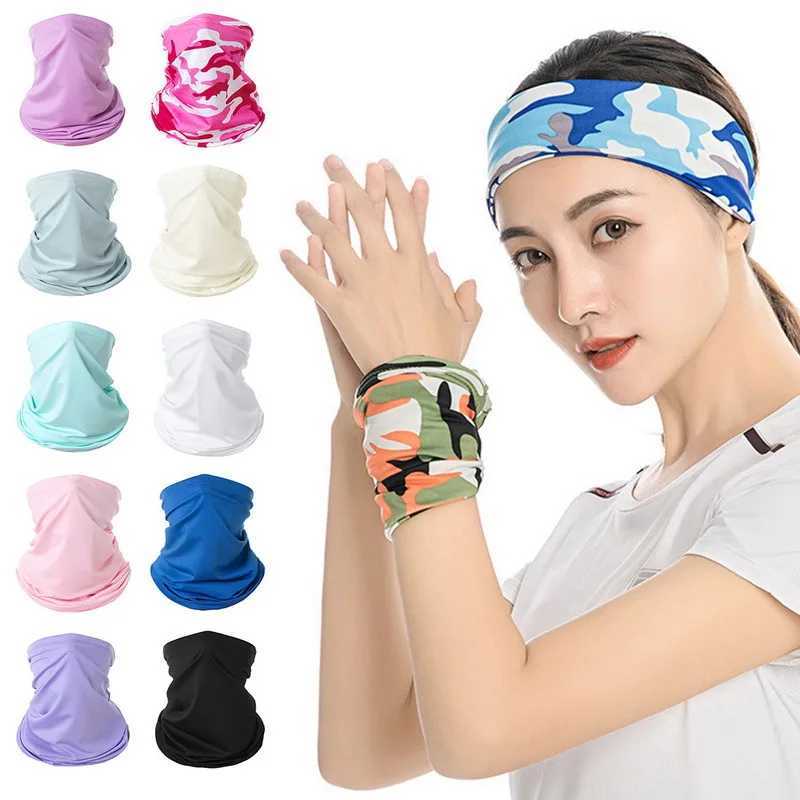 Cycling Balaclava Summer Uv Protection Face facial mask Bandana Scarf Mens Neck Cover Sunscreen Outdoor Fishing Hiking Golf facial mask W241029