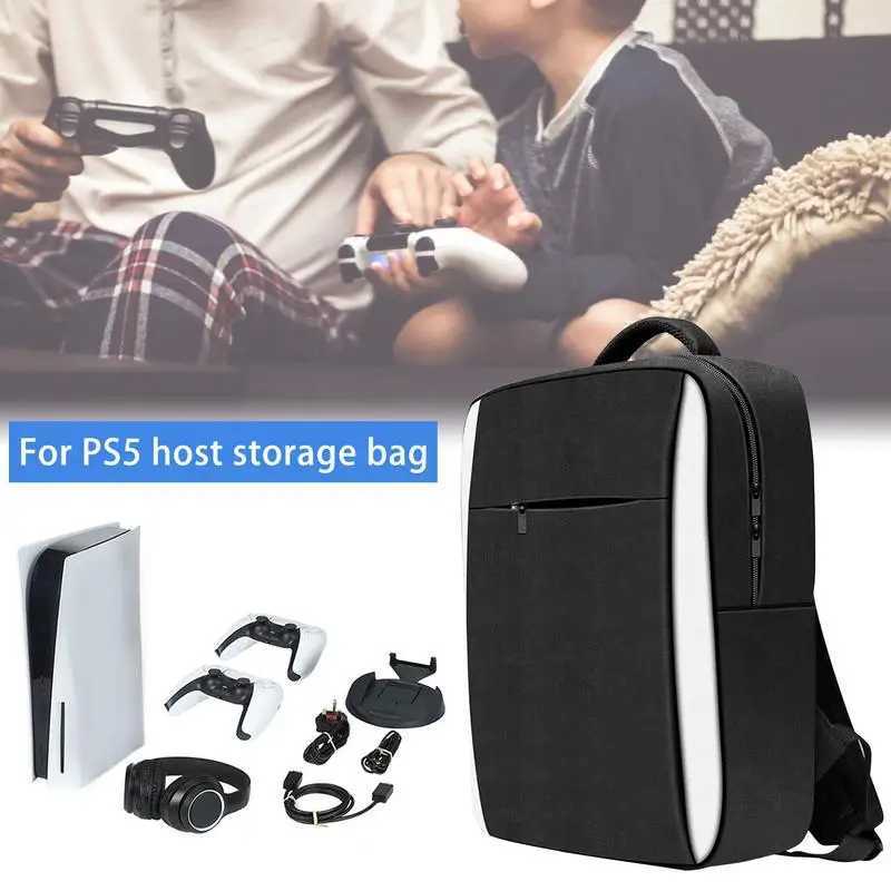 Travel Backpack For PS5 Console Accessories Protective Carrying Case Storage Bag Compatible With 5 ConsoleXJ241030