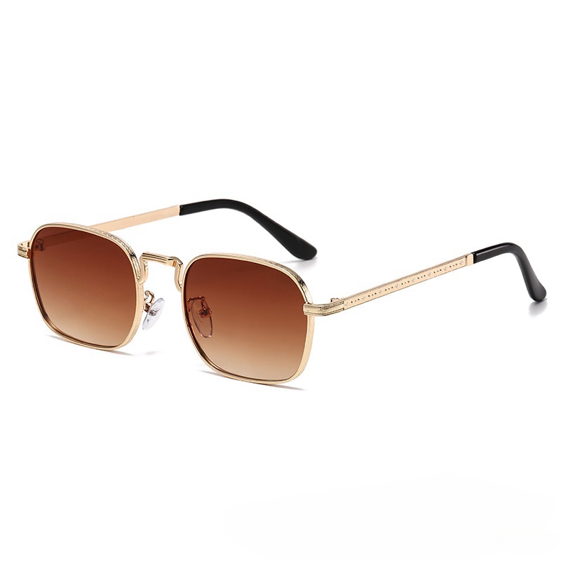 2402 2024 New Internet Celebrity Sunglasses Men and Women Korean Edition Square Elliptical Sunglasses Personalized UV resistant Glasses