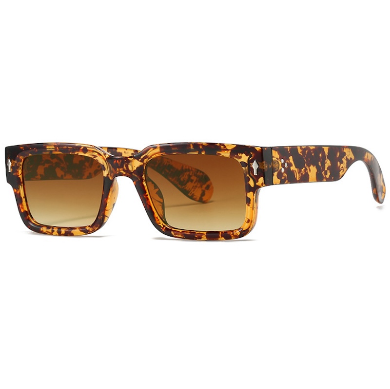 White Square Sunglasses Men Women Steampunk Personalized Designer Retro Vintage Fashion Rectangle Goggles Gothic Thick Y2K Cyberpunk Futuristic Cool S