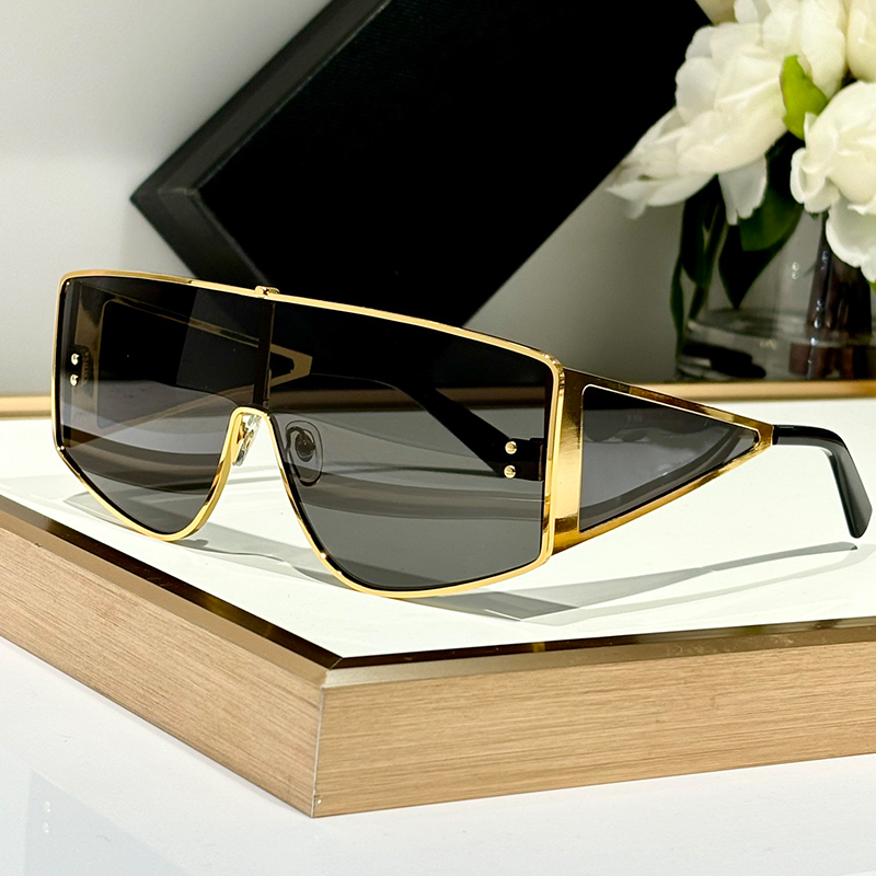 Designer Shield Sunglasses Men Women Summer 2305 Fashion Outdoor Luxury Glasses Retro Large Triangle Metal Frame Protection UV400 Protect