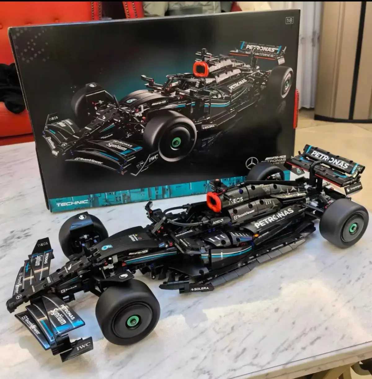 1642Pcs Technical Speed Race F1 W14 E Performance Car Building Blocks 42171 Assemble Bricks Vehicle Toys Gifts For Adult BoyXJ241029 sds