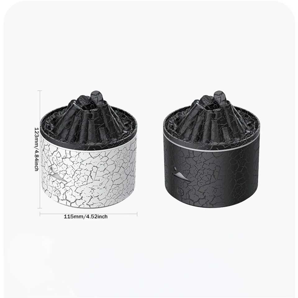 New Elegant Fashionable and CPACT 180ml Mini Volcanic Flame Essential Oil Diffuser Air Diffuser Humidifier enhance Y241104