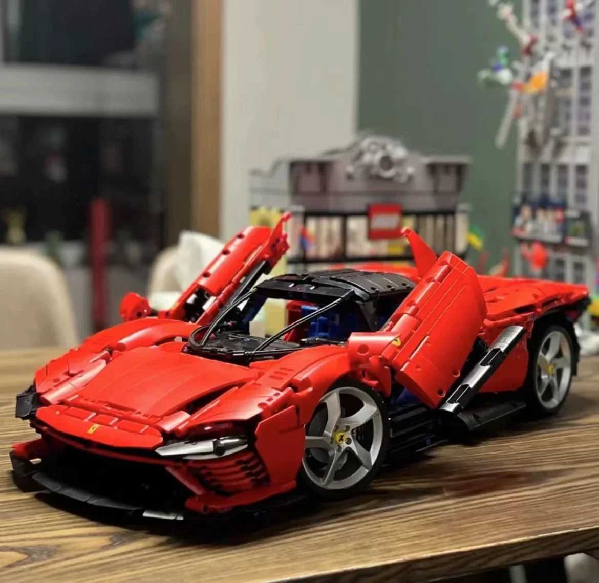 Blocks NEW Technical Compatible 42143 Daytona SP3 Supercar Building Blocks Car Model Bricks for Adult kidsChristmas giftsXJ241029 CL250109