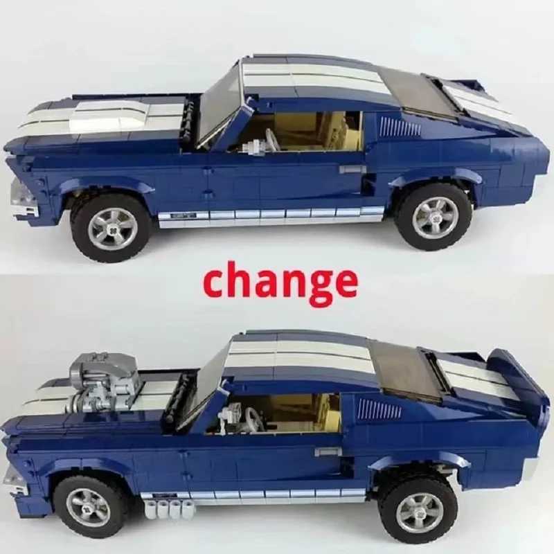 1471PCS Ford Mustangs Sports Racing Car Model Building Blocks Compatible 10265 21047 Bricks Christmas And Birthday GiftsXJ241029