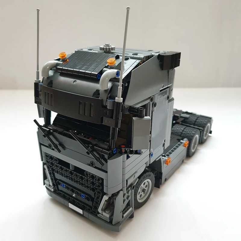 Technical Truck Engineering Container FH Tractor Unit Building Blocks 4x2 6x4 Trailer Unit Tower Head Car Model Bricks Toy GiftsXJ241029 - view 3