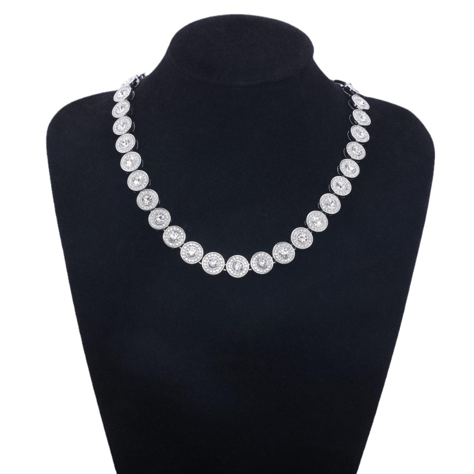 Luxury designer necklace for woman angelic diamond plated gold necklace rhinestone women necklaces resplendent jewelry for men good quality hg120 Y4