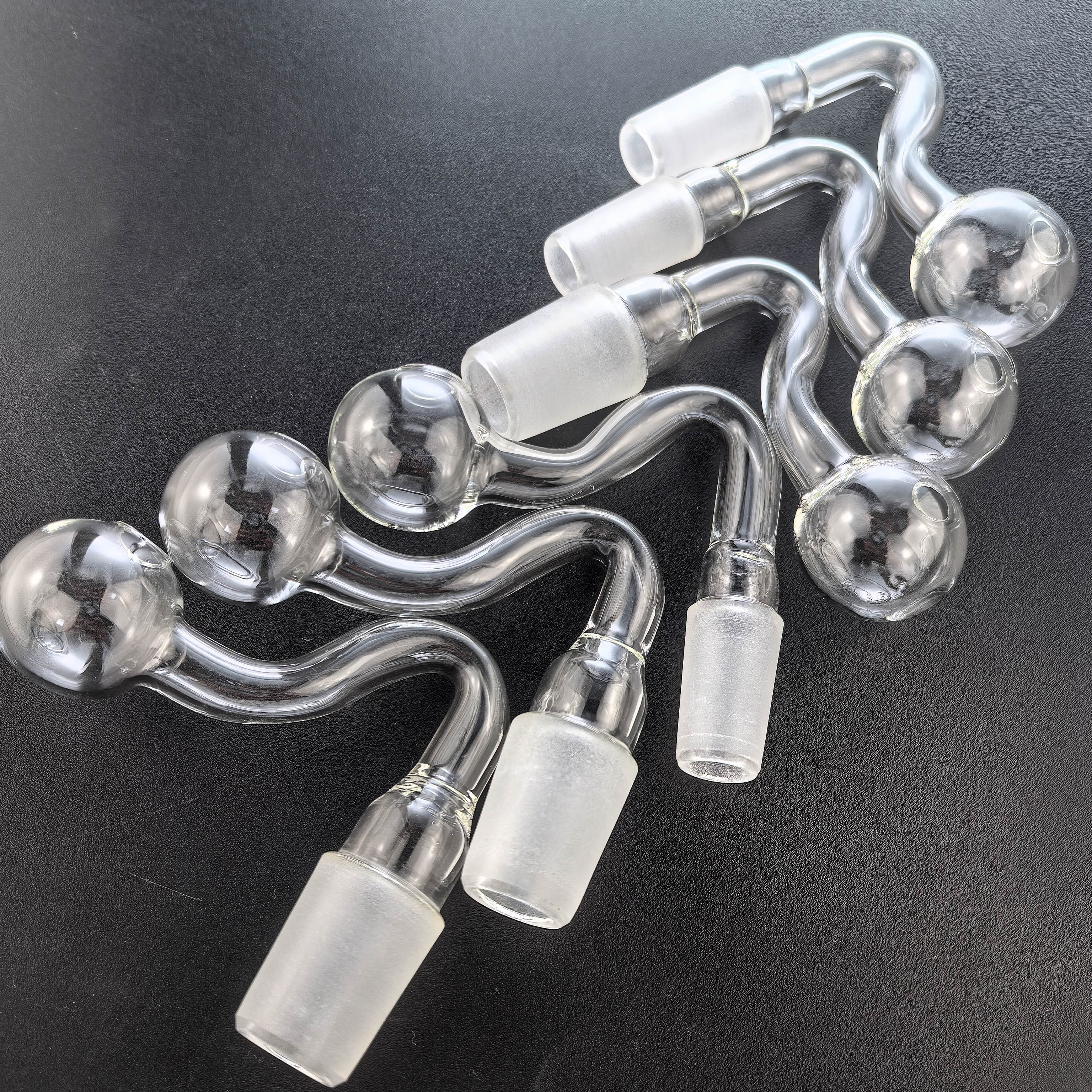 Hookahs 10mm 14mm 18mm male female clear thick glass oil burner water pipes for bongs big bowls smoking