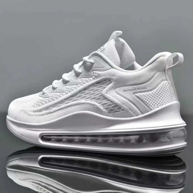 High Quality Mens Air Cushi Casual Sneakers Mesh Breathable Running Shoes Mens Outdoor Thick Sports Walking Sneakers T241029
