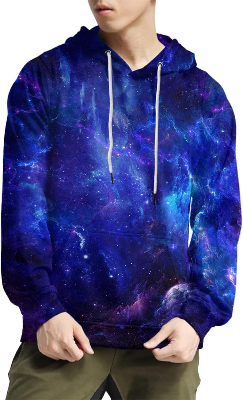 Hoodie for Mens Womens Unisex 3D Printed Hoodies Casual Workout Hoodie Sweater Sweatshirt Graphic Hoodies sweatshirt Pullover Fantasy star fashion Lon