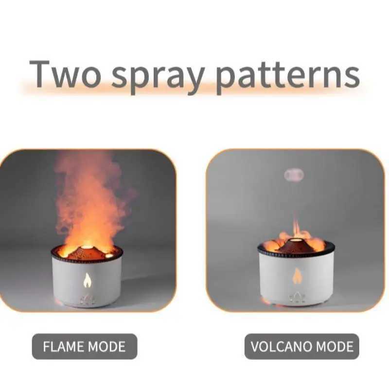 New portable diffuser one 360ML air humidifier with lovely smoke ring night light desktop perfume diffuser Essent Y241104