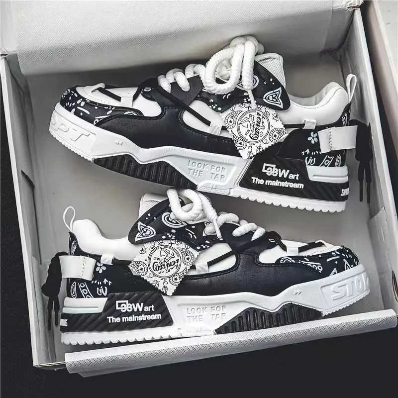Vulcanize sports shoes Fi designer mens casual shoes luxurious and comfortable walking shoes trend Versatile skateboard shoes M241029
