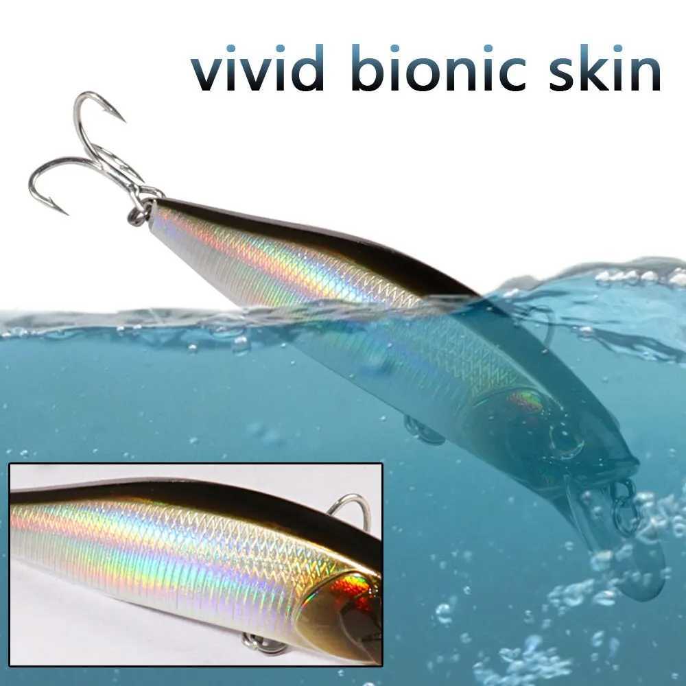 Gobeat Sinking Minnow 19g Floating Dry Bait 15g Fishing Bait Hard Bait Treb Hook Swinbait Pesca Tack Wobbr Artificial Bait W241029