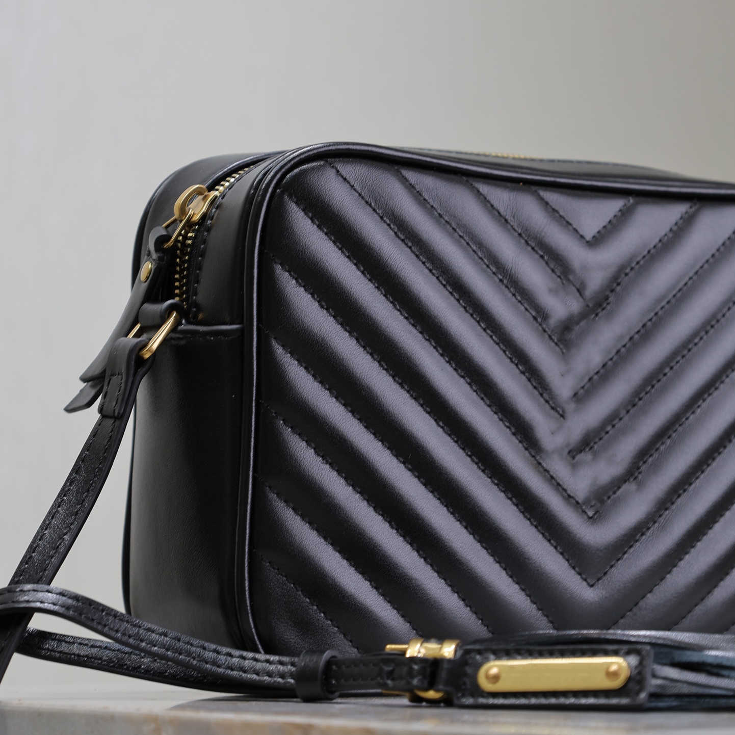Designer Mirror Quality camera in quilted leather bag Women Crossbody Fashion Classic Handbag Hobo Chain Bags