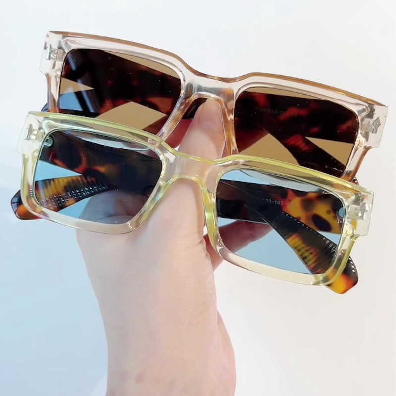 White Square Sunglasses Men Women Steampunk Personalized Designer Retro Vintage Fashion Rectangle Goggles Gothic Thick Y2K Cyberpunk Futuristic Cool S