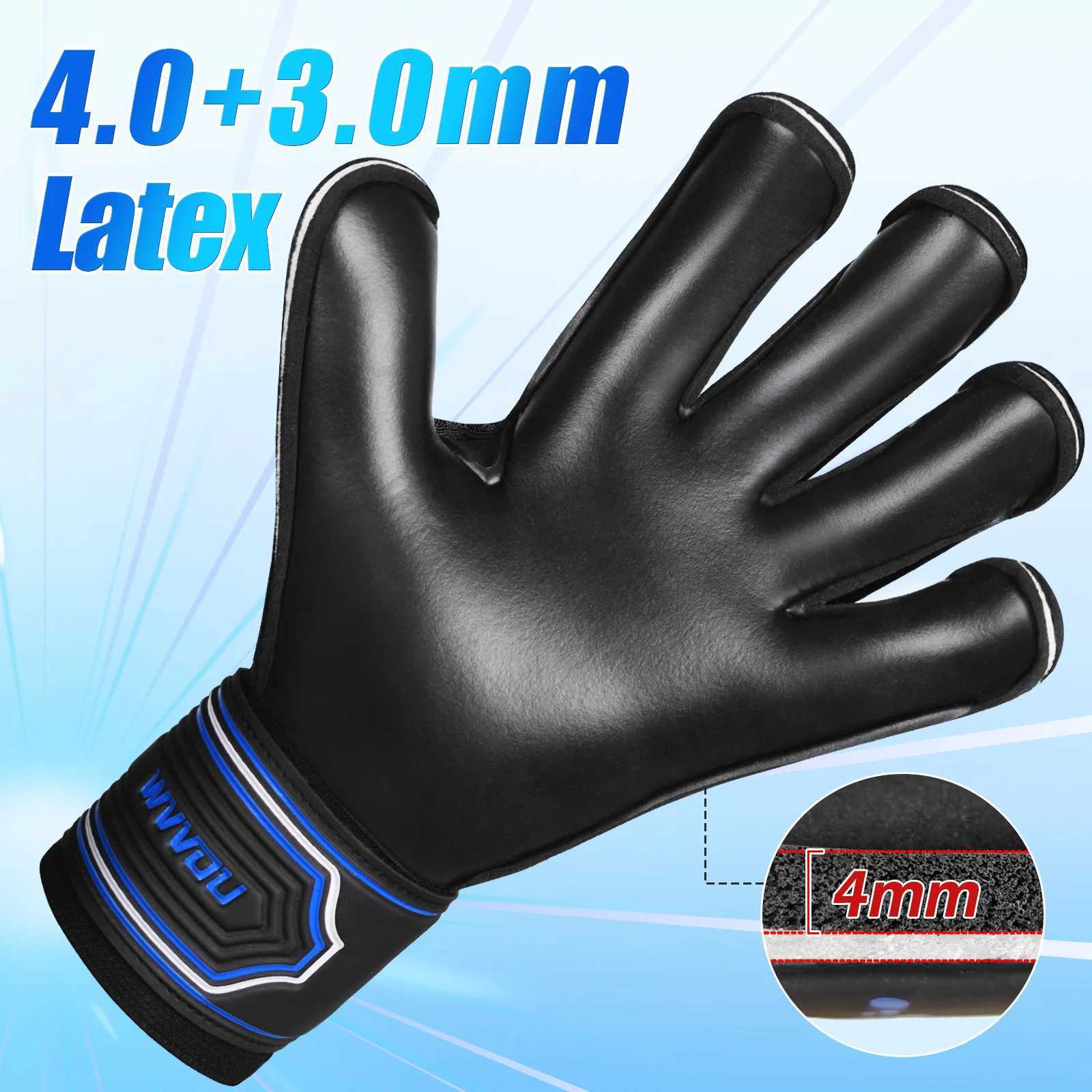 Football goalkeeper gloves for teenagers professional goalkeeper gloves high-performance football gloves with Pro Tek finger protectionXJ250412