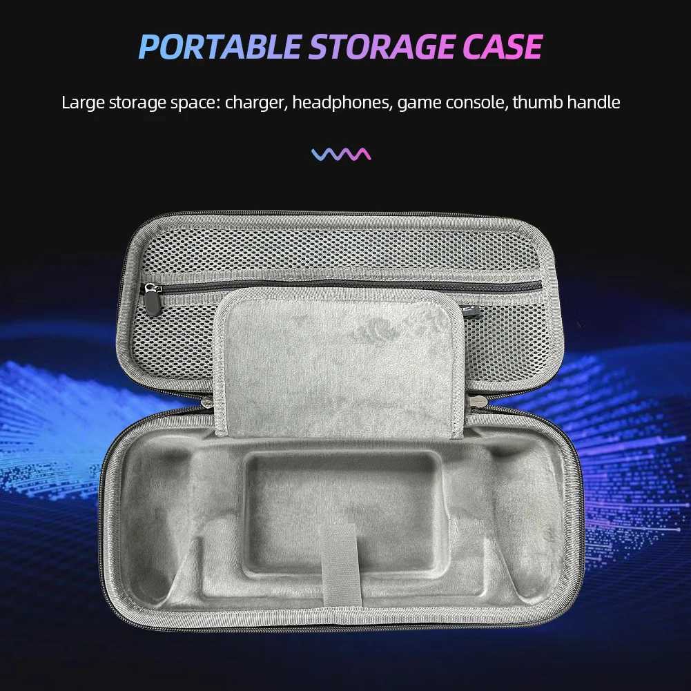 EVA Travel Carrying Case for PS5 Portal Remote Player Storage Bag with Mesh Pocket Game Console Protective CaseXJ241030