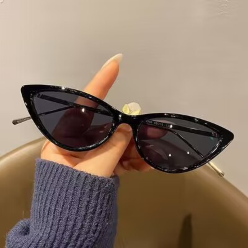 Top tier sunglasses, Polaroid lenses, high-end women's eyeglass frames, vintage metal sunglasses, European and American personalized cat eye fash