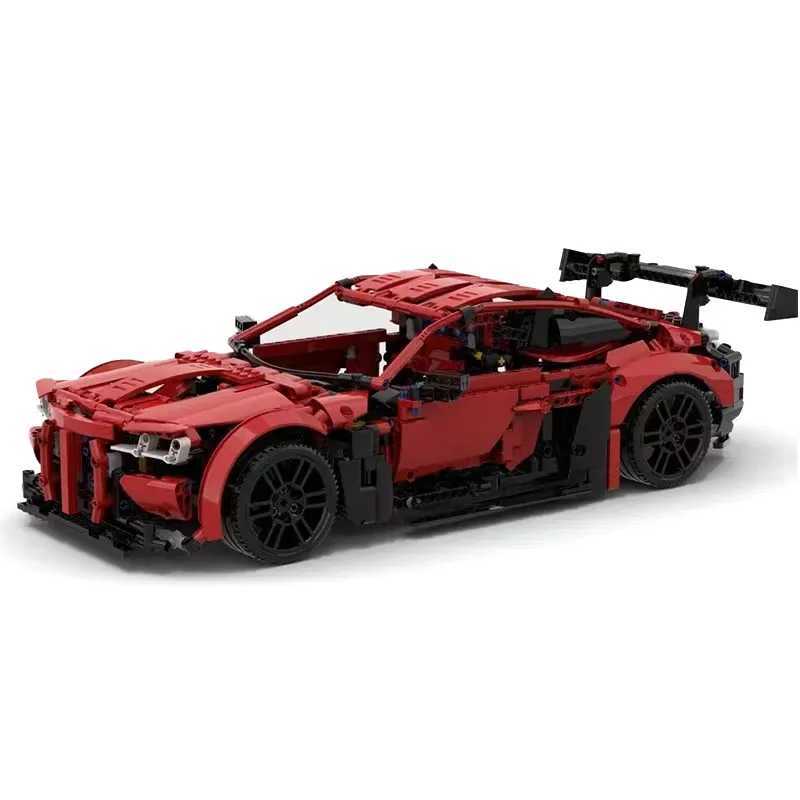 2024 NEW Technical Vehicle M4 GT3 MOC Supercar Building Blocks Model Sports Racing Bricks DIY Toy Birthday Christmas GiftsXJ241029