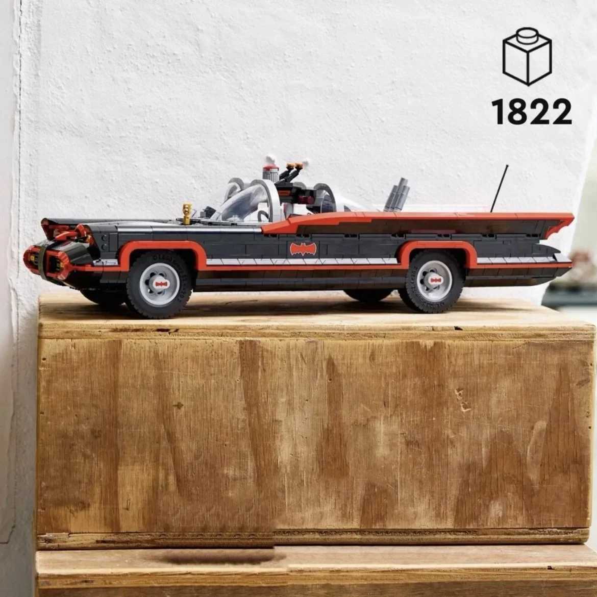 2024 NEW The Classic TV Series Bat Car 76328 Building Blocks Mobile Car Model Bricks Toys For Children Boys Christmas GiftsXJ250102