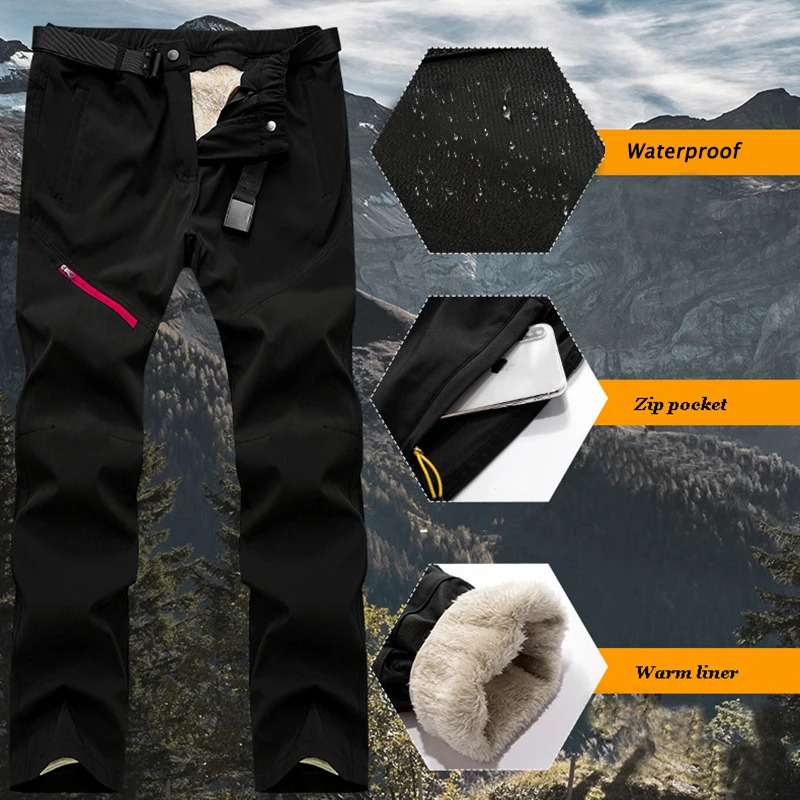 Womens Skiwear Winter Warm Skiing Hoodie Set Windproof and Waterproof 3in1 Jacket Pants Ski Board Snow Clothing 241008