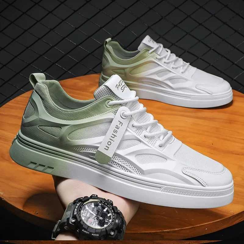 Fi Mens Casual Shoes Spring Mens Sports Shoes Mens Vulcanized Shoes White Full Marathon Shoes Mens Flat Lace Platform Tennis Shoes M241029