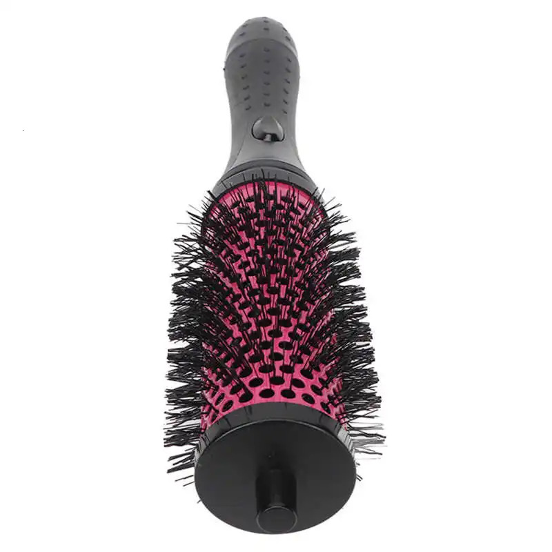 Hair Comb 6-piece Round Hair Brush Set Detachable Ergonomic Handle Soft Nylon Teeth Round Hair Comb Set 241030