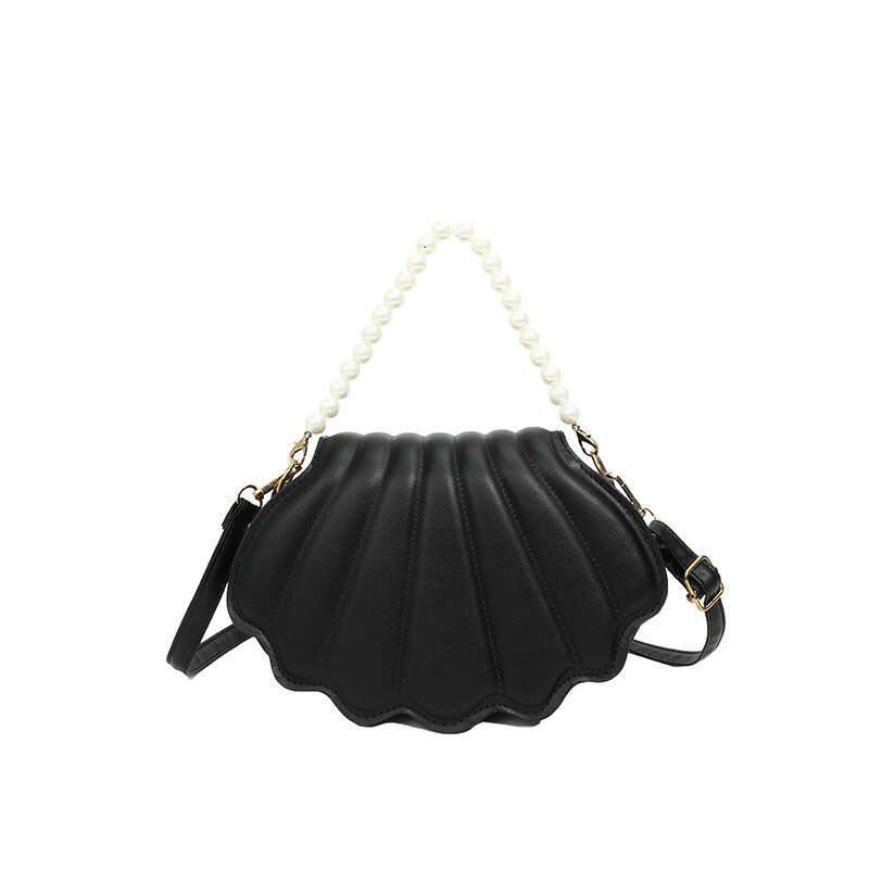 Bags shell niche design women's new fashionable shoulder this year popular pearl chain crossbody bag