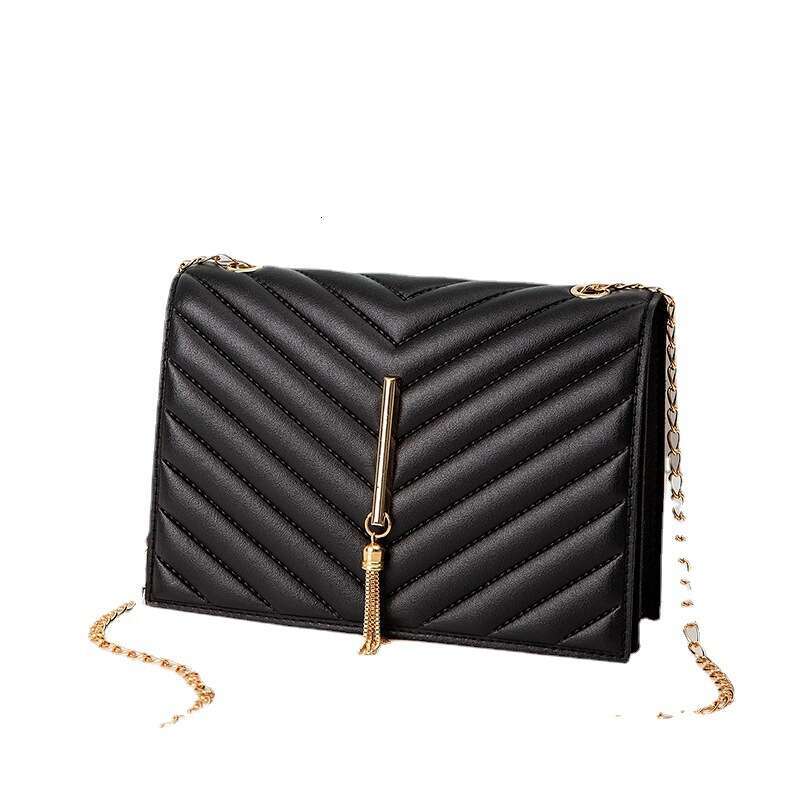 Women Trend Crossbody Fashion V Pattern Lattice Small New Shoulder Bag