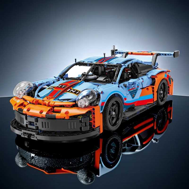 MOC RSR Classic Super Racing Ci Super Sports Car Bricks Vehicle Sets Technical Toys for Kids Children Birthday GiftsXJ241029
