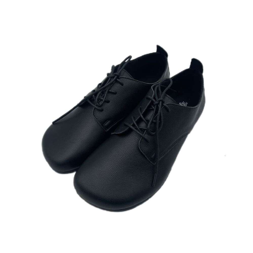 Tipsietoes 2025 Sprinng Autumn Barefoot Genuine Leather Women Sneaker With Zero Drop Flat Soft Sole Wider Toe Box Light Weight