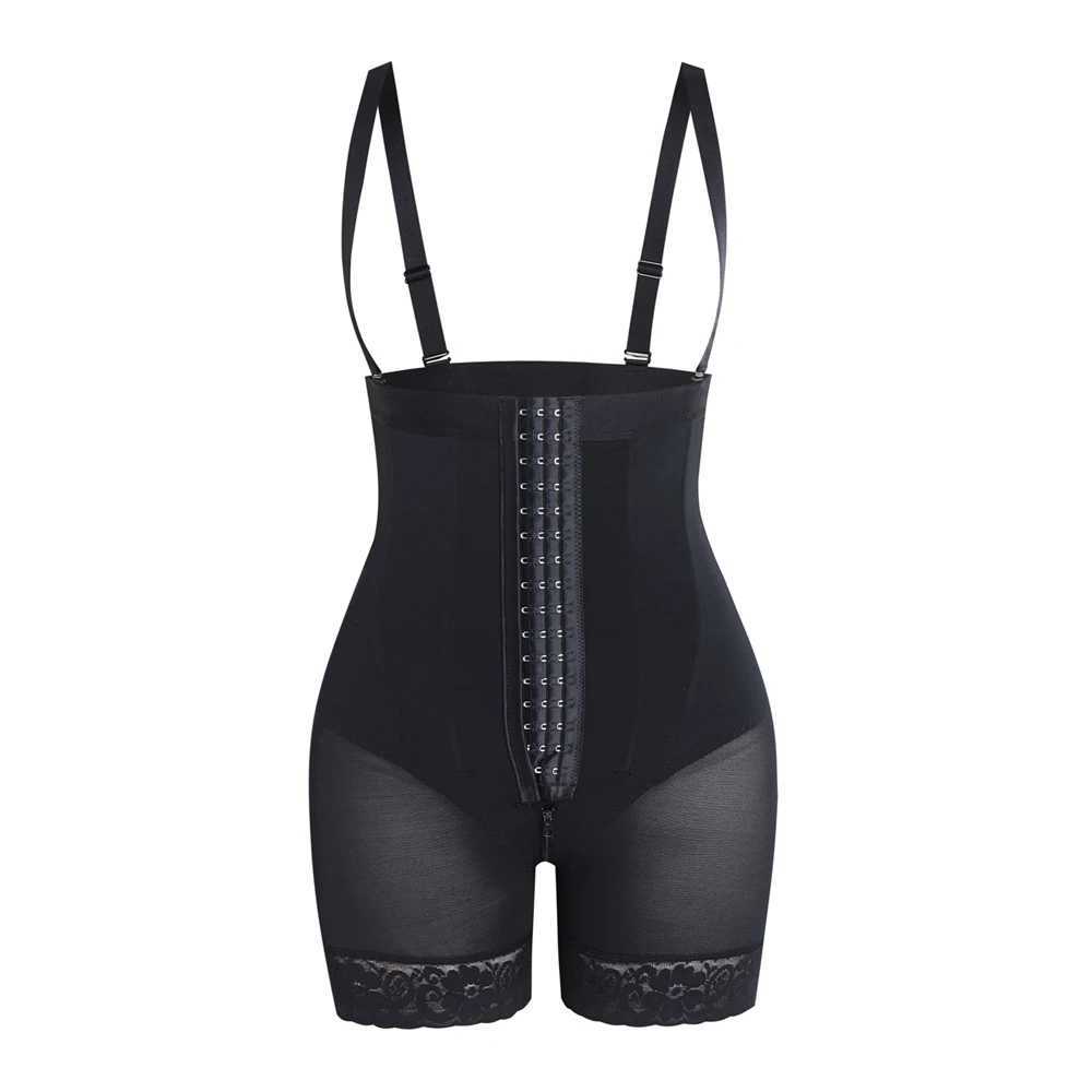 Fajas Colombianas High Compression Body Shaper with Bones Slimming Waist Trainer Shapewear Post Surgery Butt Lifter ShaperX241030