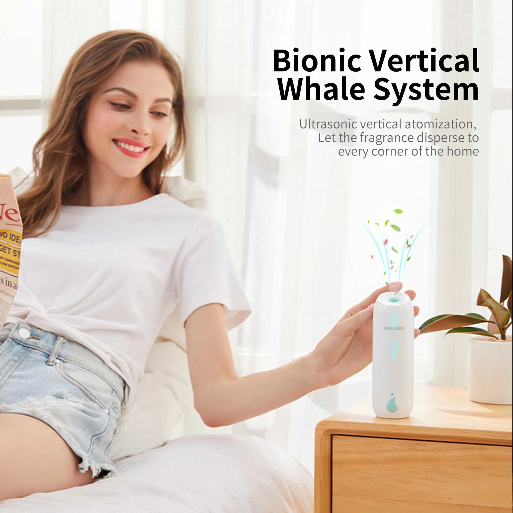 100m essential oil diffuser 45ML 3-mode Ara diffuser wall mounted Ro perfume He toilet hotel air diffuser humidifier Y241104